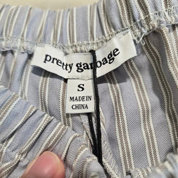 Pretty Garbage Lightweight Summer Pants Lounge Pants Drawstring Waist Sz S - Picture 11 of 13